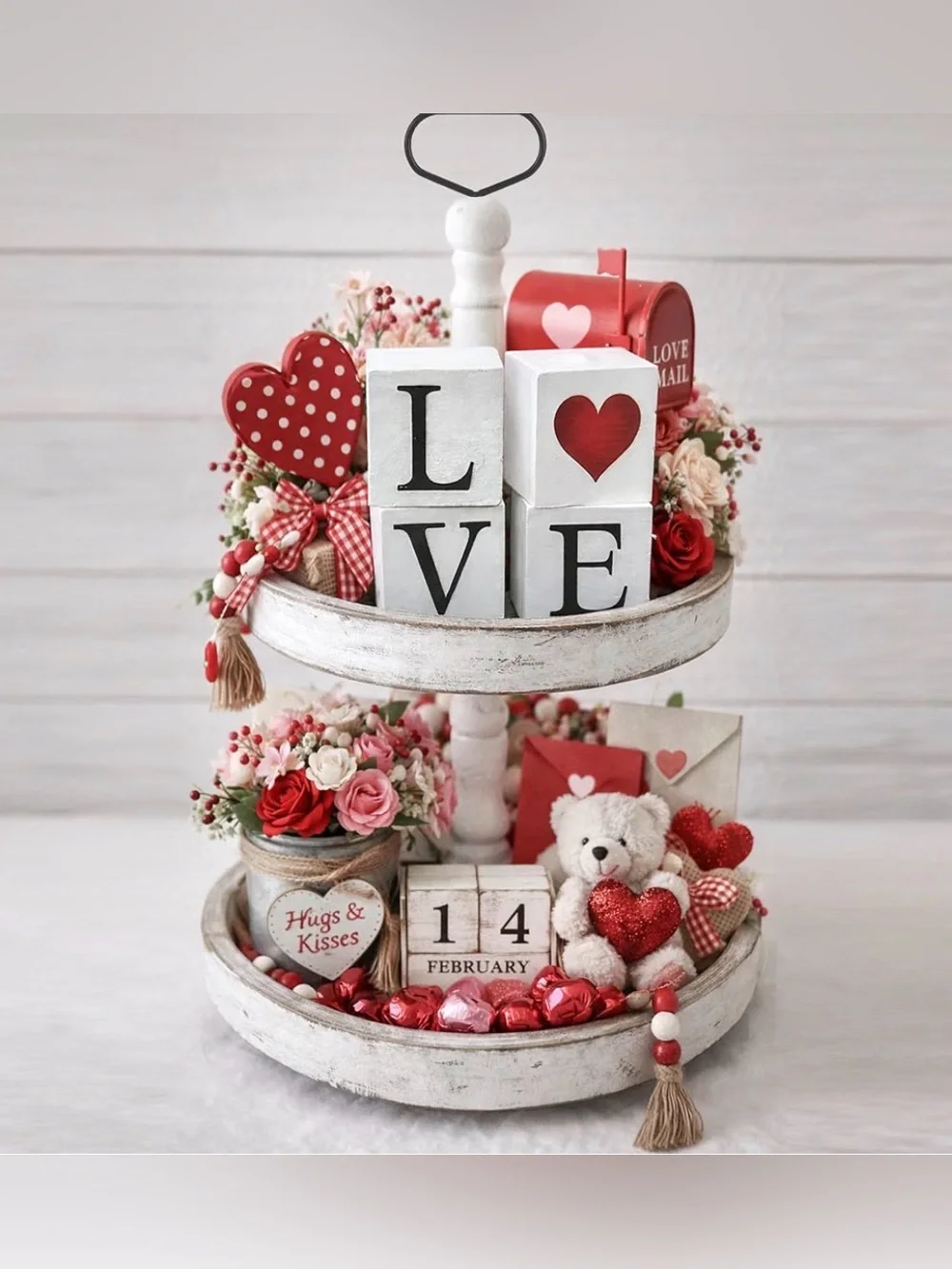 Reversible Wooden Block Decor -